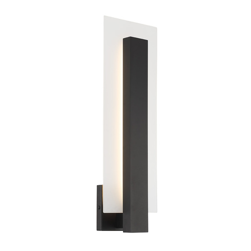 Carta 22-Inch LED Outdoor Wall Light in Black by Eurofase Lighting