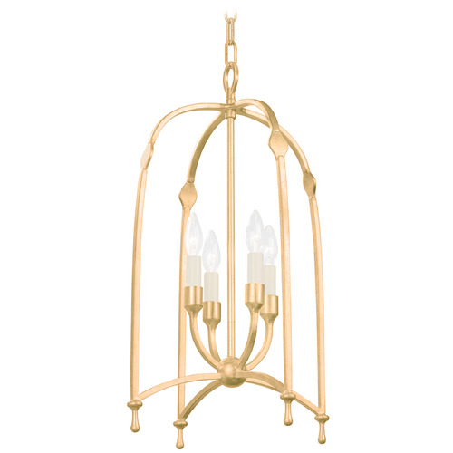Troy Lighting Rhett Vintage Gold Leaf Pendant Light