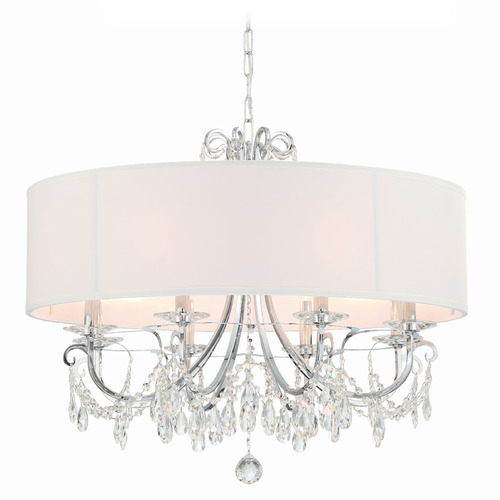 Crystorama Lighting Othello Polished Chrome Crystal Chandelier