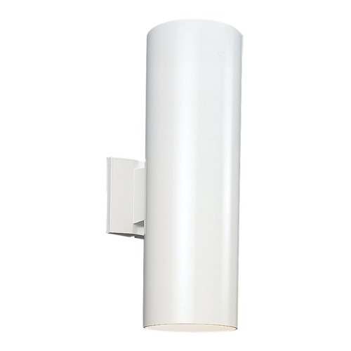 18.25-Inch Outdoor Wall Light in White by Visual Comfort Studio