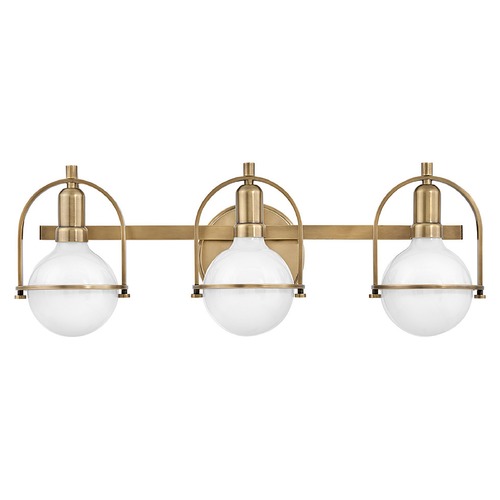 Somerset 3-Light Vanity Light in Heritage Brass by Hinkley Lighting