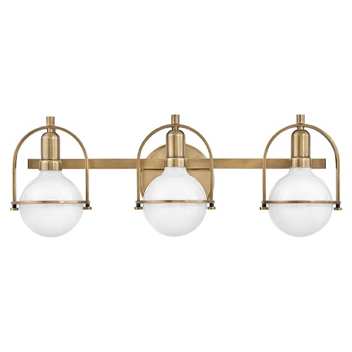 Hinkley Somerset 3-Light Vanity Light in Heritage Brass by Hinkley Lighting 53773HB