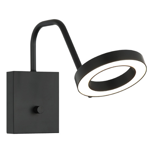 Matteo Lighting Realm Black LED Sconce
