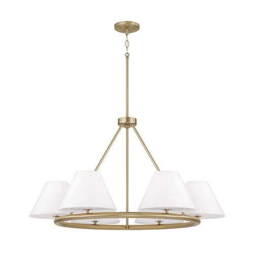 Capital Lighting Capital Lighting Parson Matte Brass Chandelier 453261MA