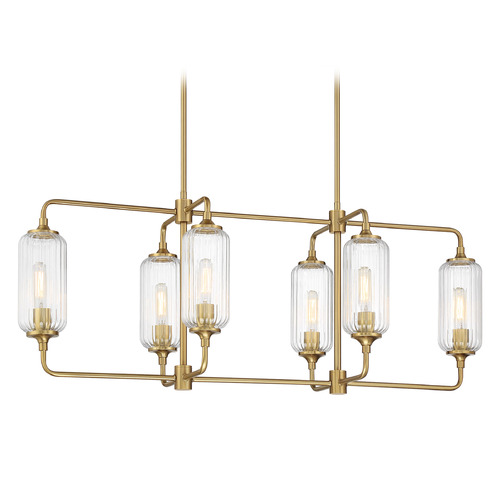 Savoy House Lighting Holton Warm Brass Island Light