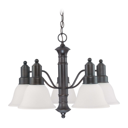 Chandelier in Mahogany Bronze by Nuvo Lighting