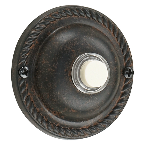 Toasted Sienna Doorbell Button by Quorum Lighting