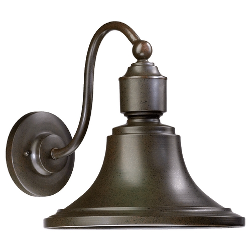 Farmhouse Outdoor Wall Light Oiled Bronze by Quorum Lighting