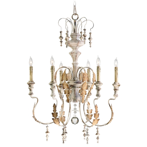 Cyan Design Motivo Persian White Chandelier by Cyan Design 4170