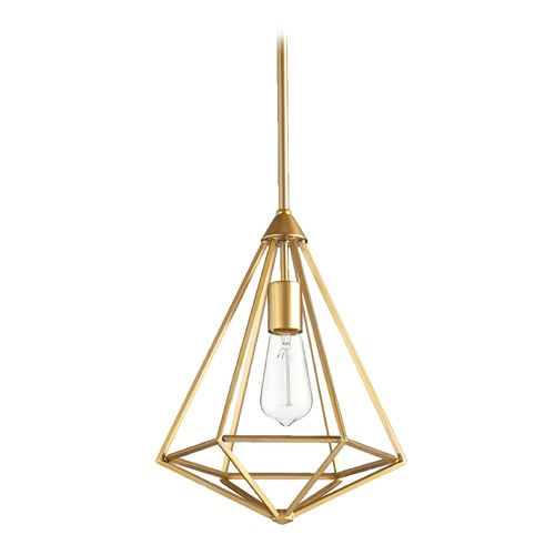 Quorum Lighting Bennett Aged Brass Pendant by Quorum Lighting 3311-80