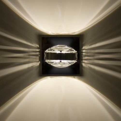 Besa Lighting Optos Chrome LED Sconce