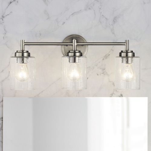 Kichler Lighting Winslow Bathroom Light in Brushed Nickel by Kichler Lighting 45886NI