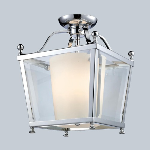 Ashbury Chrome Semi-Flush Mount by Z-Lite