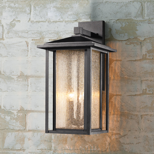 Aspen Black Outdoor Wall Light by Z-Lite