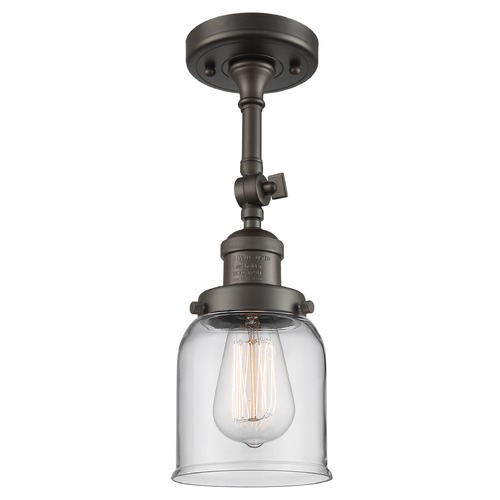 Small Bell Oil Rubbed Bronze Semi-Flush Mount by Innovations Lighting