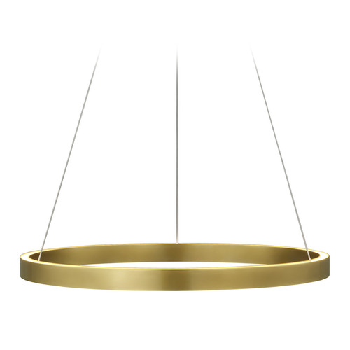 Fiama 24-Inch 3000K LED Pendant in Brass by Visual Comfort Modern