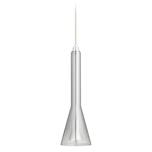 Liberty Small Ombre LED Pendant in Polished Chrome by Oxygen Lighting