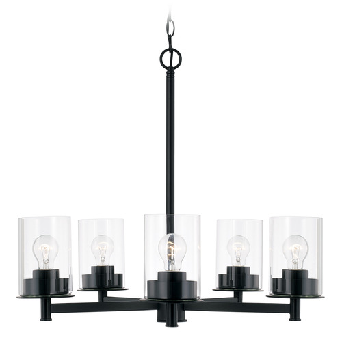 HomePlace by Capital Lighting Mason Chandelier in Matte Black by HomePlace Lighting 446851MB-532