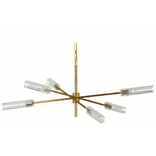 Visual Comfort Signature Collection Aerin Casoria XL Chandelier in Brass by Visual Comfort Signature ARN5488HAB-CG