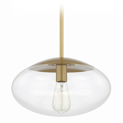 Gaze Satin Brass Pendant by Craftmade Lighting