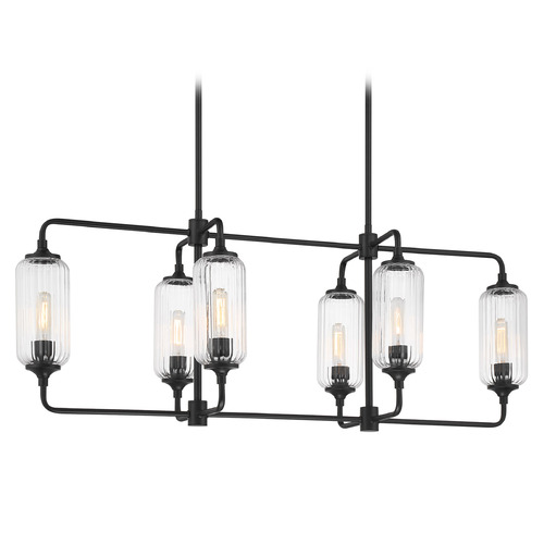 Savoy House Lighting Holton Matte Black Island Light