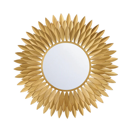 Broche 24-Inch Mirror in Antique Gold by Crystorama Lighting