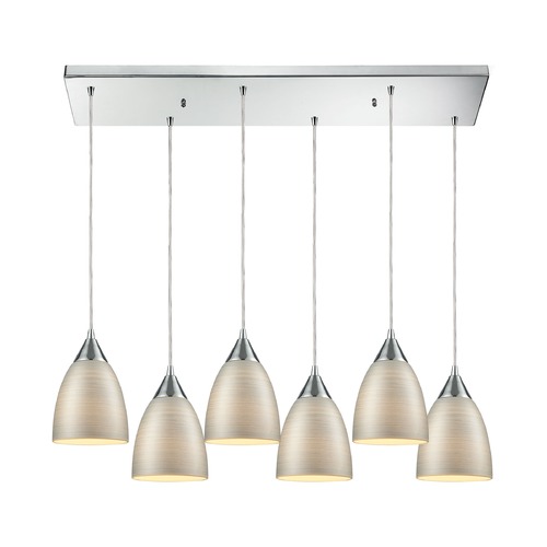 Elk Lighting Merida Polished Chrome Multi-Light Pendant with 6 Lights 56530/6RC