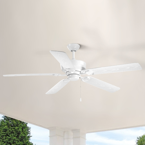 Lakehurst White Ceiling Fan by Progress Lighting
