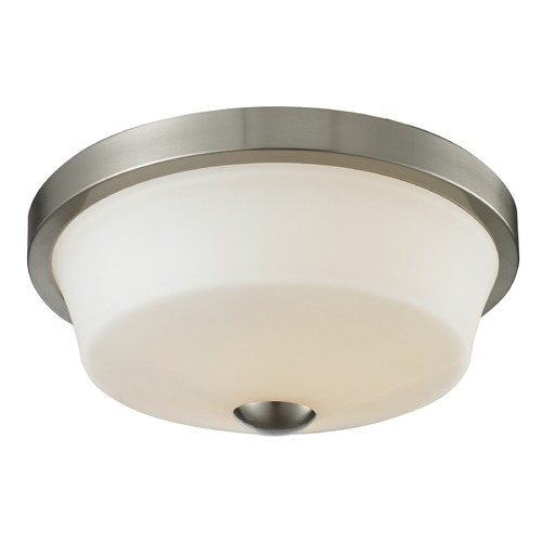 Z-Lite Z-Lite Montego Brushed Nickel Flushmount Light 410F2