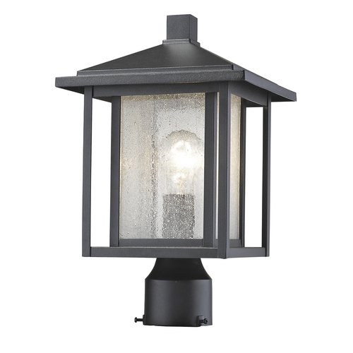 Aspen Black Post Light by Z-Lite