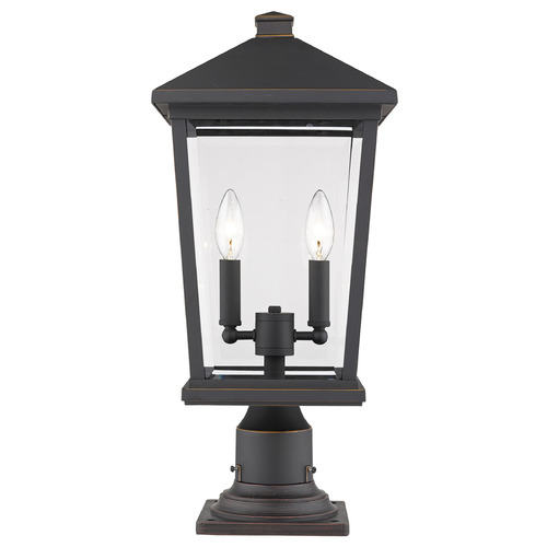 Z-Lite Beacon Oil Rubbed Bronze Post Light by Z-Lite 568PHBR-533PM-ORB