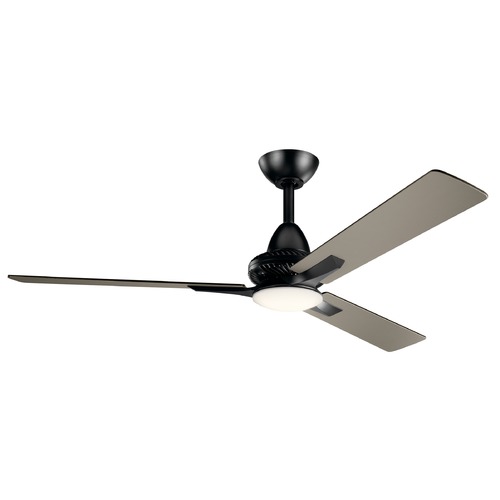 Kichler Lighting Kosmus 52-Inch LED Fan in Satin Black by Kichler Lighting 300031SBK