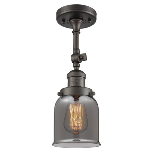 Small Bell Oil Rubbed Bronze Semi-Flush Mount by Innovations Lighting