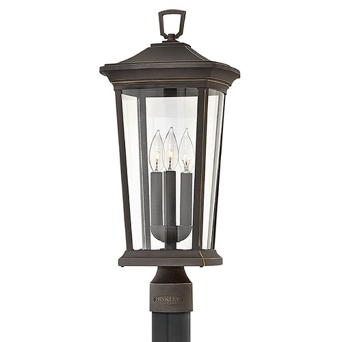 Bromley 22.75-Inch 12V Large Post Light in Bronze by Hinkley Lighting