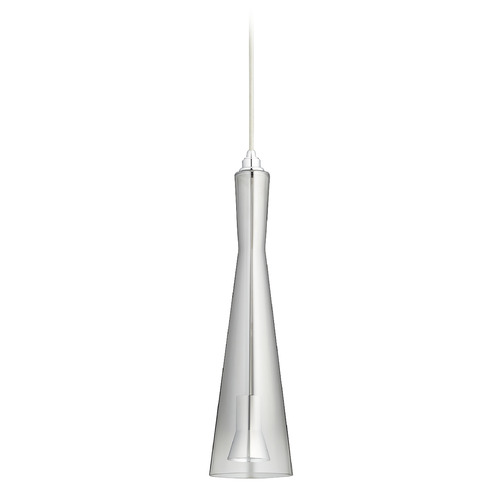 Cornet Small Ombre LED Pendant in Polished Chrome by Oxygen Lighting