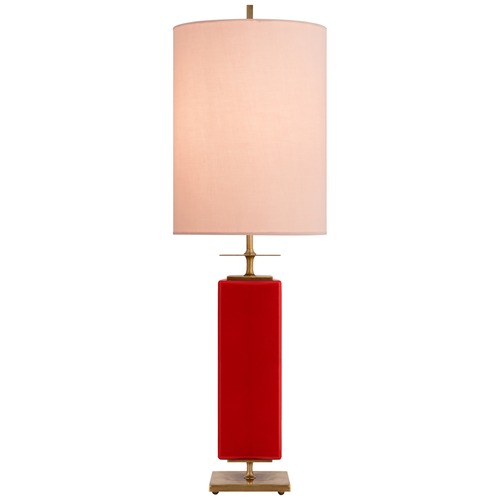 Visual Comfort Signature Collection Kate Spade New York Beekman Lamp in Maraschino by Visual Comfort Signature KS3044MSHPK