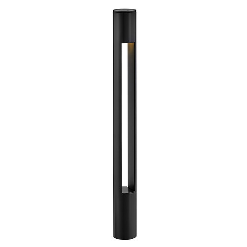 Atlantis 12V Small Round Bollard in Satin Black by Hinkley Lighting