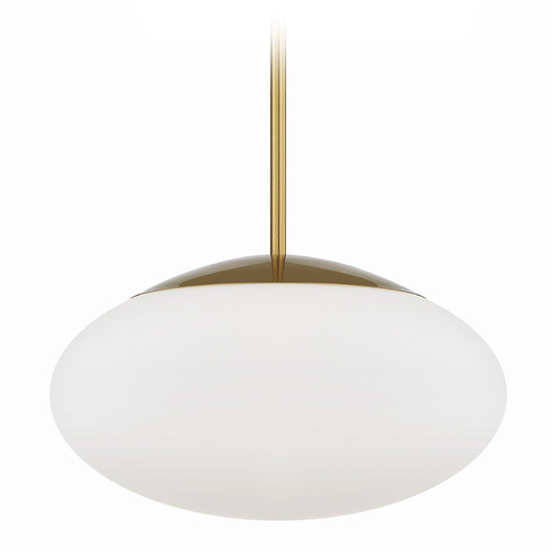 Gaze Satin Brass Pendant by Craftmade Lighting
