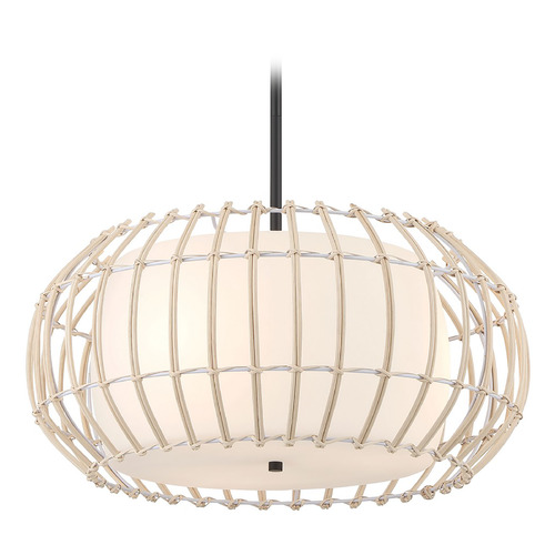 Robin Baron Watermill 3-Light Pendant in Coal by Minka Lavery