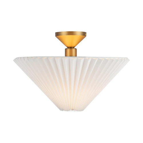 Alora Lighting Bridgette Brushed Gold Semi-Flushmount Light