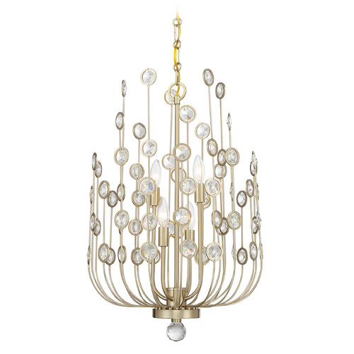 Savoy House Lighting Irina Noble Brass Mini-Chandelier