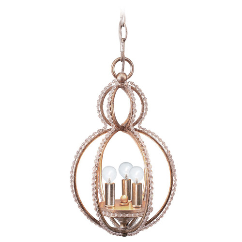 Crystorama Lighting Garland Distressed Twilight Crystal Chandelier