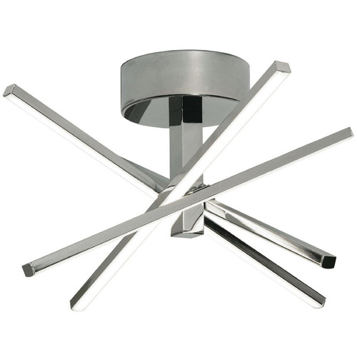 Afx Lighting Jaxx Polished Chrome LED Semi-Flushmount Light