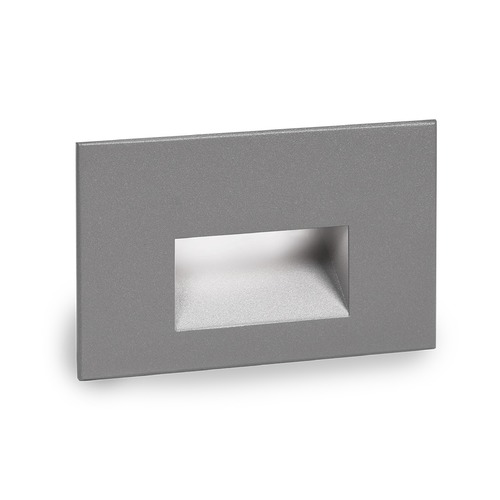 WAC Lighting Graphite LED Recessed Step Light with Blue LED by WAC Lighting WL-LED100-BL-GH