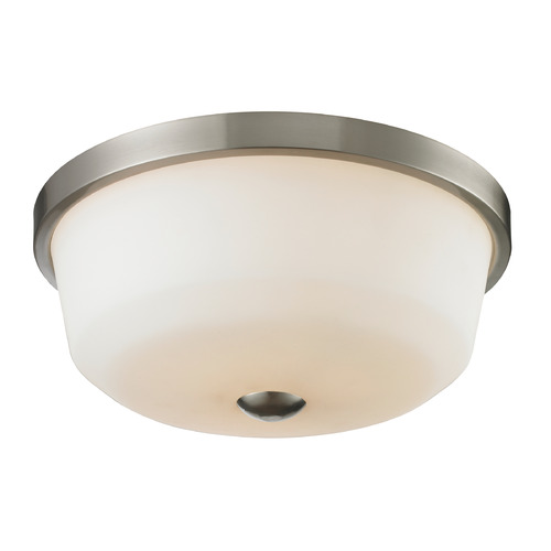 Z-Lite Z-Lite Montego Brushed Nickel Flushmount Light 410F3