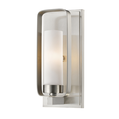 Z-Lite Aideen Brushed Nickel Sconce by Z-Lite 6000-1S-BN