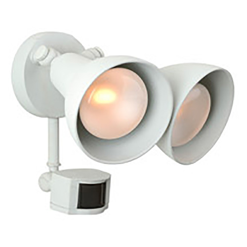 Flood Textured White Security Light by Craftmade Lighting