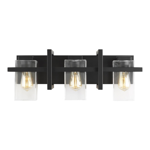 Mitte 24-Inch Bath Light in Midnight Black by Generation Lighting