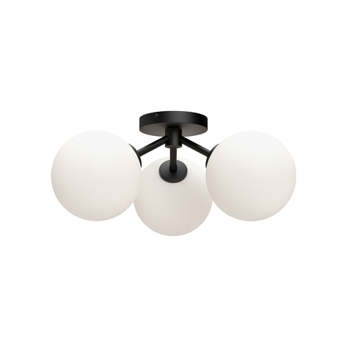 Alora Lighting Cassia Matte Black Semi-Flushmount Light