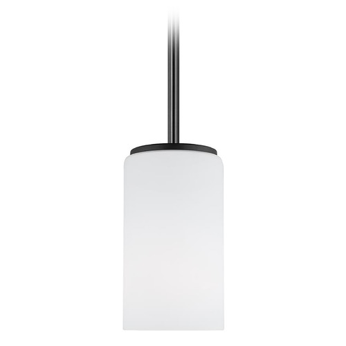 Generation Lighting Alturas Midnight Black Mini Pendant by Generation Lighting 6124601-112